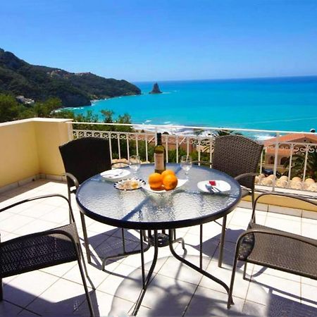 Natalia Apartment B With Panoramic Sea Views Of Agios Gordios Bay ภายนอก รูปภาพ