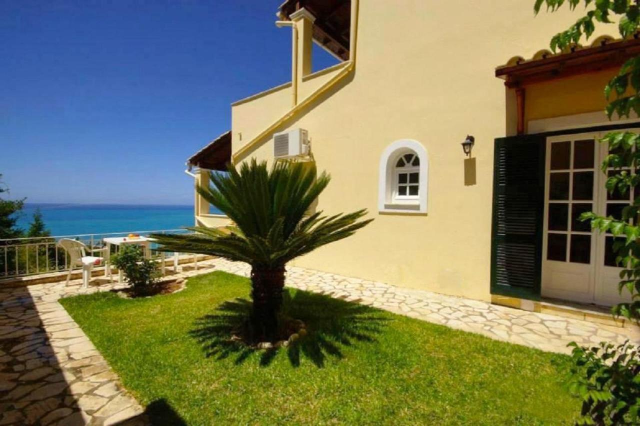 Natalia Apartment B With Panoramic Sea Views Of Agios Gordios Bay ภายนอก รูปภาพ